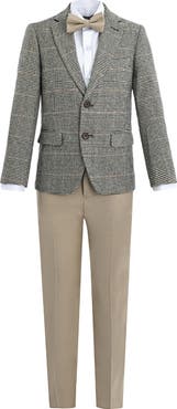 MOUSTACHE Checkered Blazer and Trousers Set