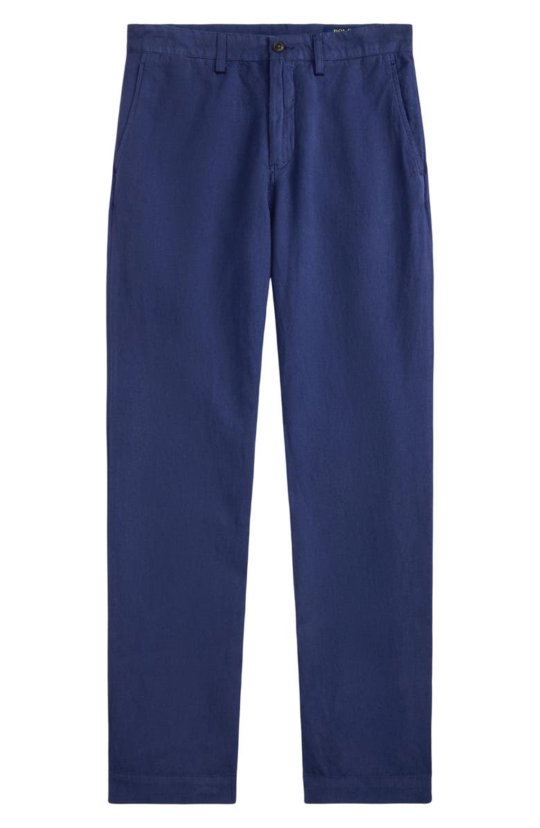 Polo Ralph Lauren Bedford Classic Fit Linen & Cotton Pants, Alternate, color, Dusty Azure