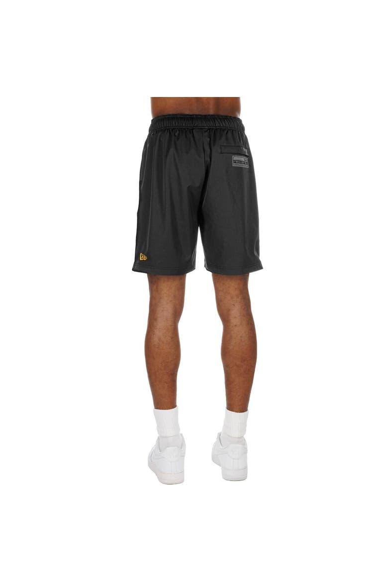 Men's New Era  Black Pittsburgh Steelers Match Shorts, Alternate, color, Black