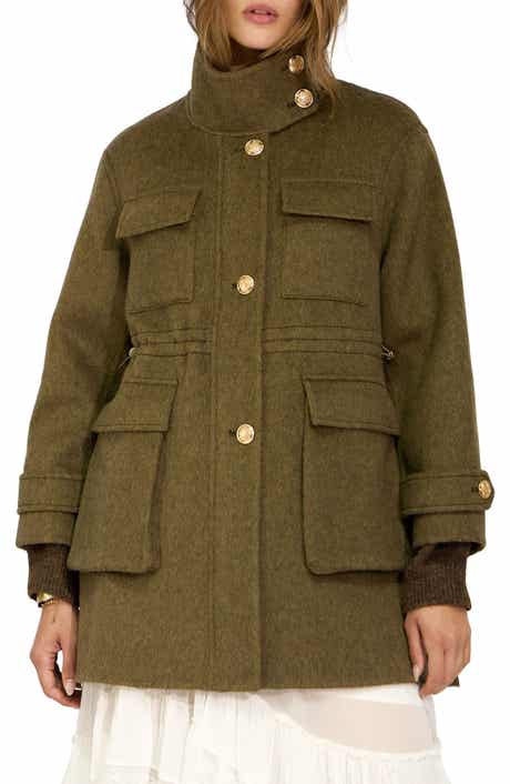 On the Move Wool Blend Drawstring Jacket