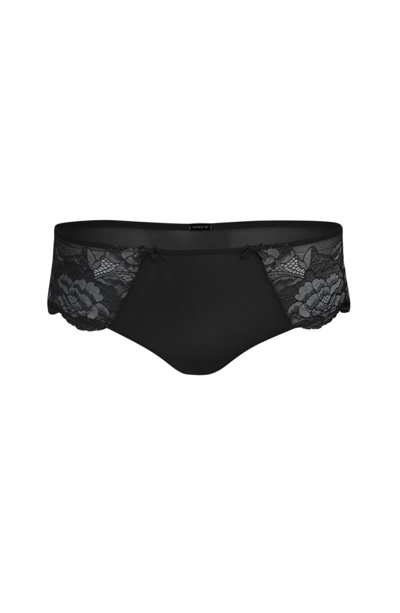 Adore Me Missy Hipster Panties, Alternate, color, Black
