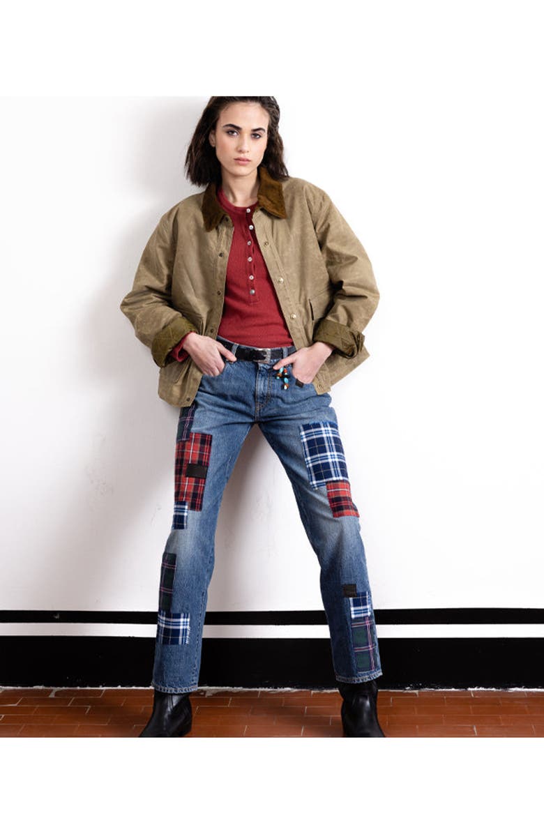 Fortela Jill Custom Wash 5-Pocket Denim Trousers, Alternate, color, Multicolor