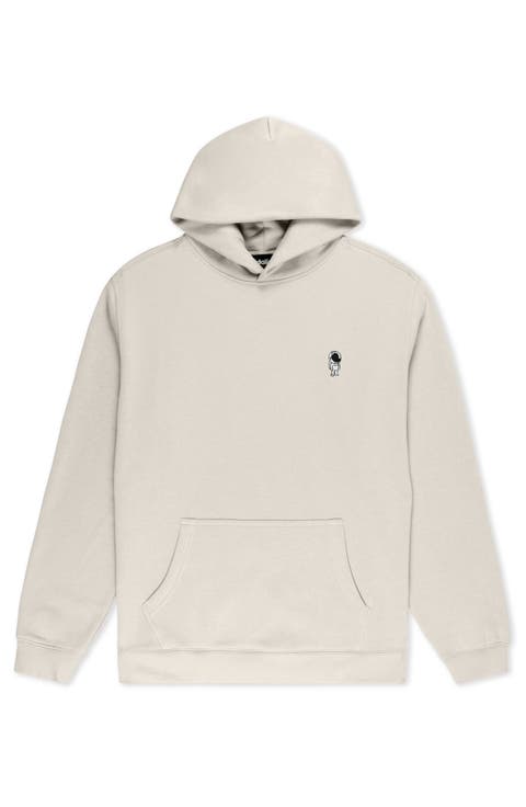 Astronaut Relaxed Midweight Fleece Pullover Hoodie