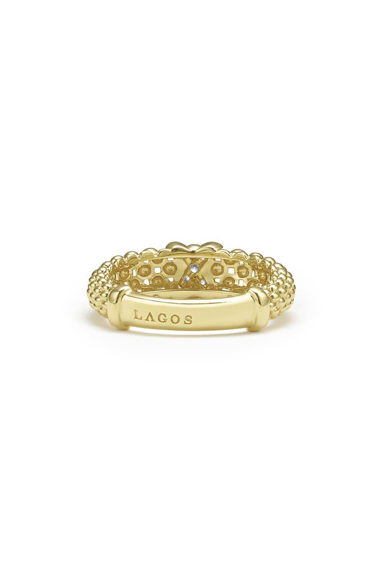 Embrace Pavé Diamond Ring, Alternate, color, GOLD METALLIC