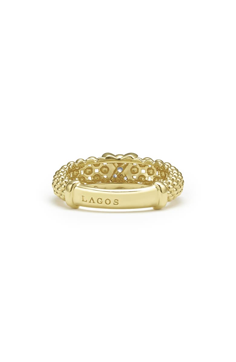 LAGOS Embrace Pavé Diamond Ring, Alternate, color, Gold Metallic