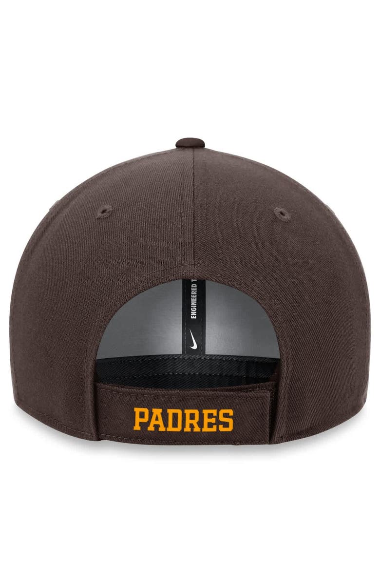 Nike Men's Nike Brown San Diego Padres Performance Club Adjustable Hat, Alternate, color, Brown
