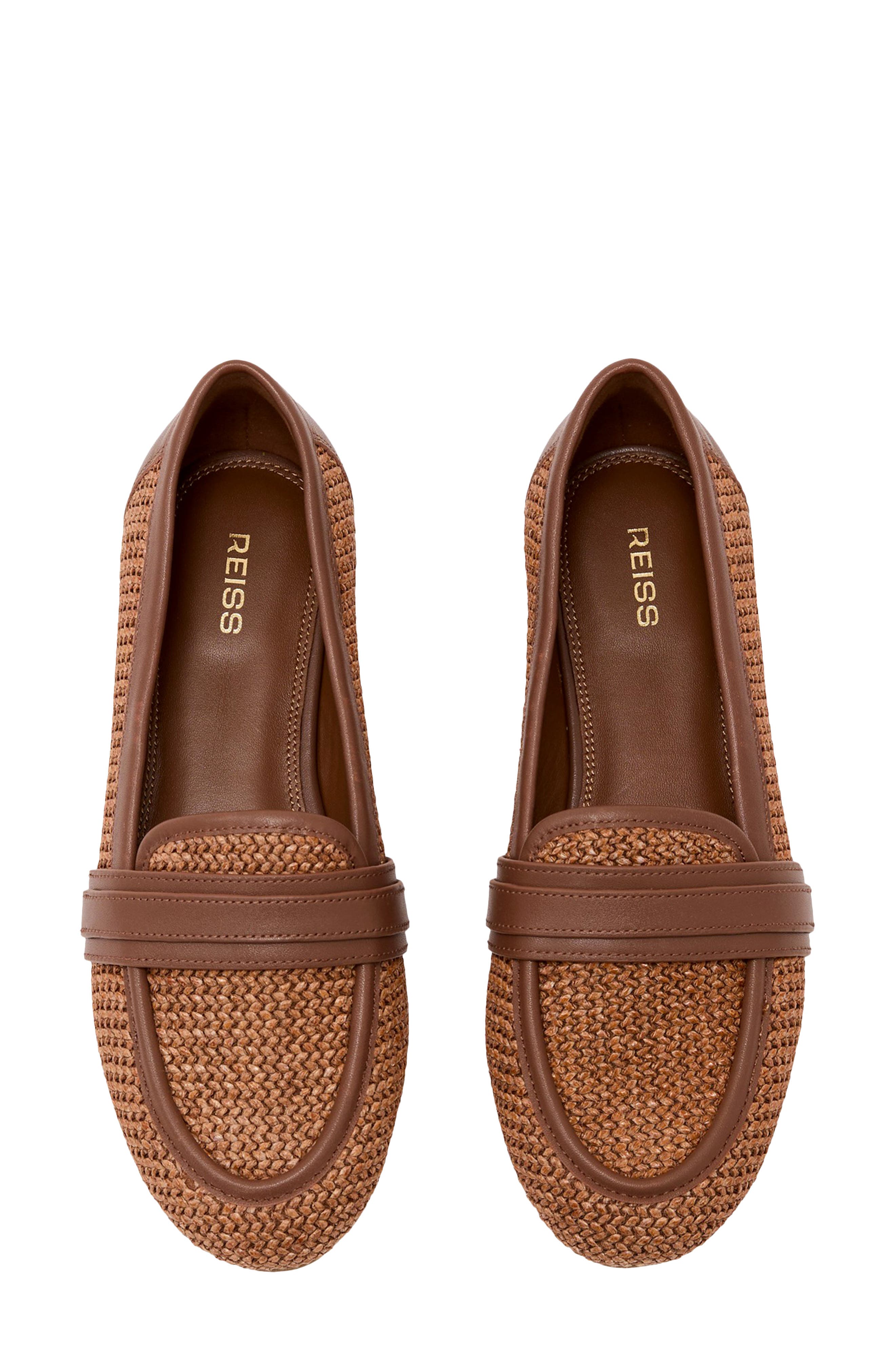 Reiss Liv Woven Loafer, Alternate, color, Livtan