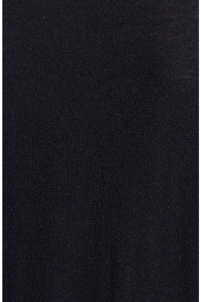 V-Neck High/Low Sweater, Alternate, color, BLACK