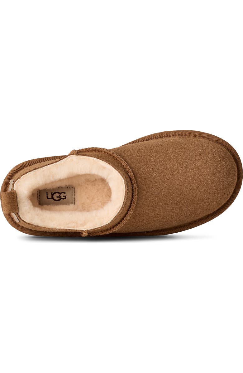 UGG<sup>®</sup> Kids' Classic Micro Boot, Alternate, color, Chestnut
