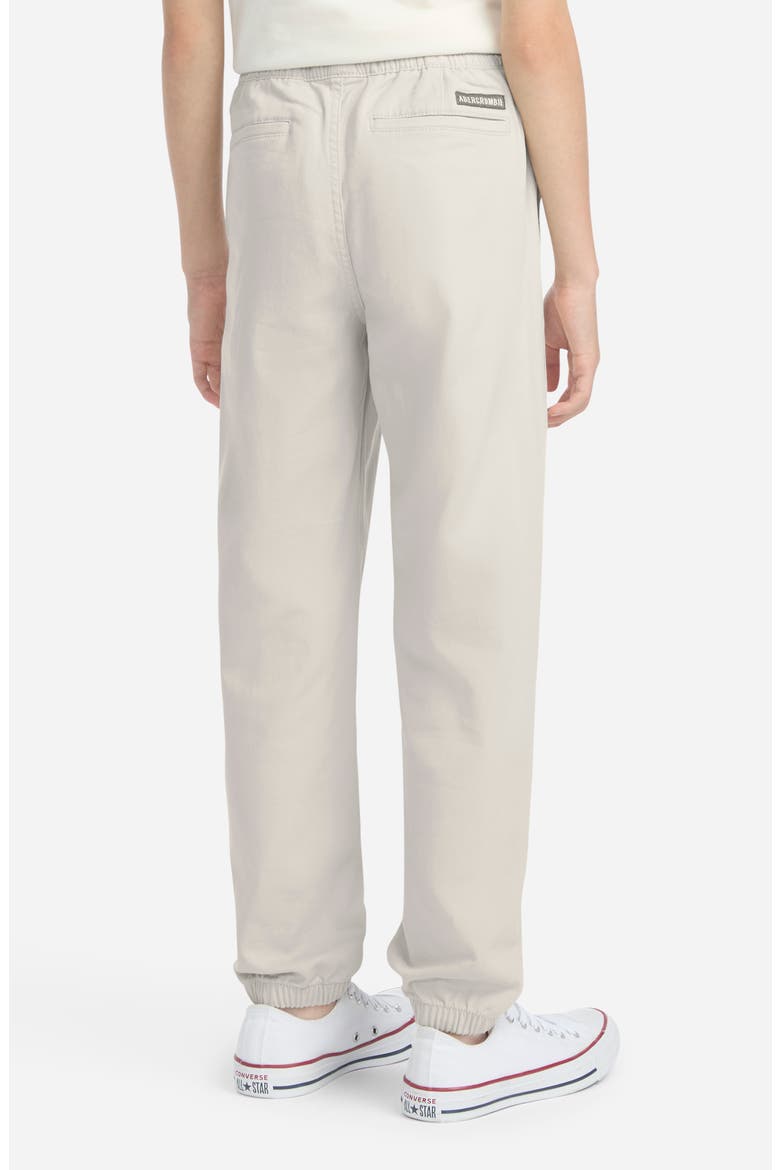 Kids' Slim Stretch Twill Joggers, Alternate, color, PUMICE STONE