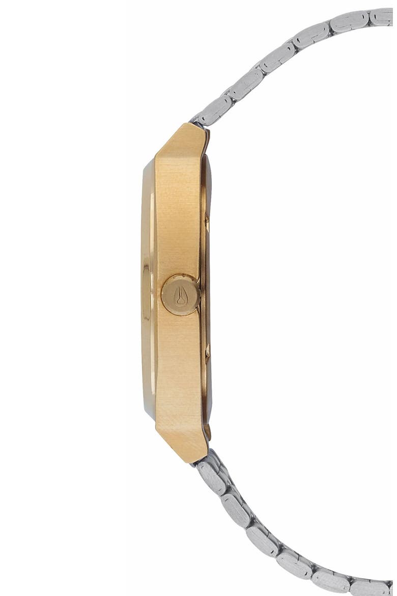 'Time Teller' Bracelet Watch, 37mm, Alternate, color, SILVER/ GOLD
