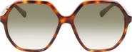 Longchamp 58mm Le Pliage Modified Rectangle Sunglasses