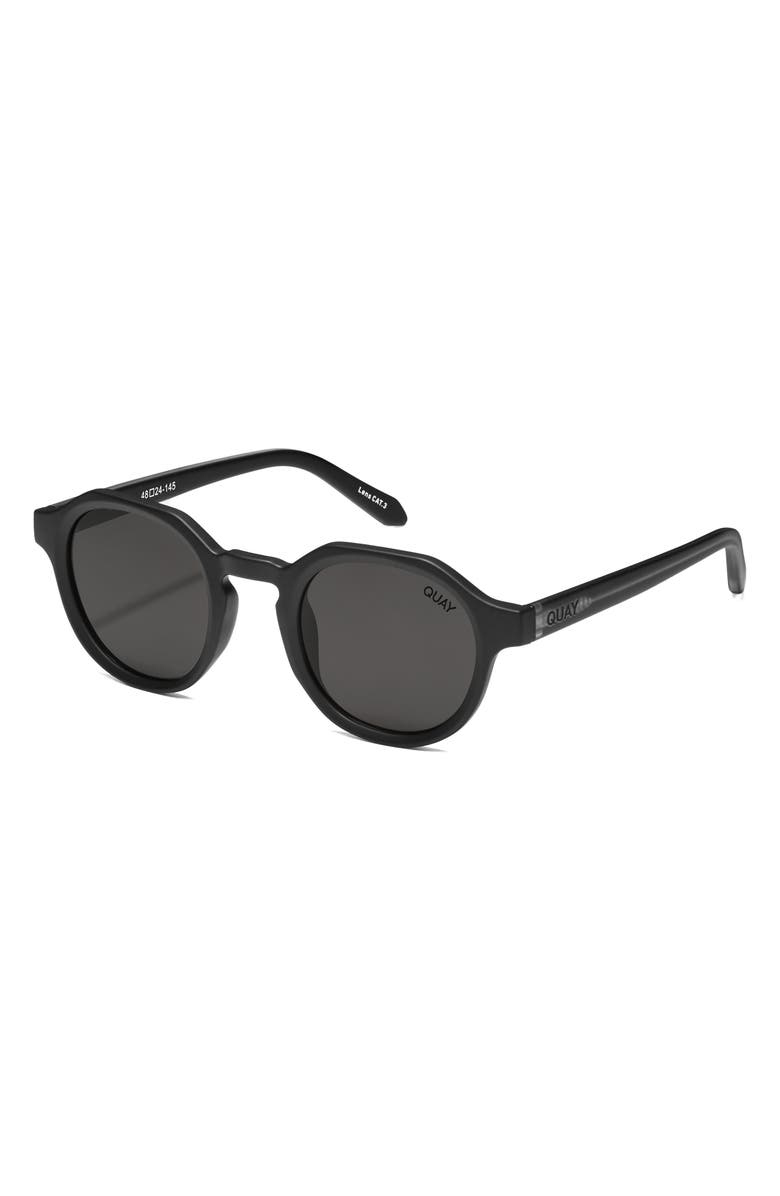 QUAY Another Round 48mm Polarized Round Sunglasses, Alternate, color, 