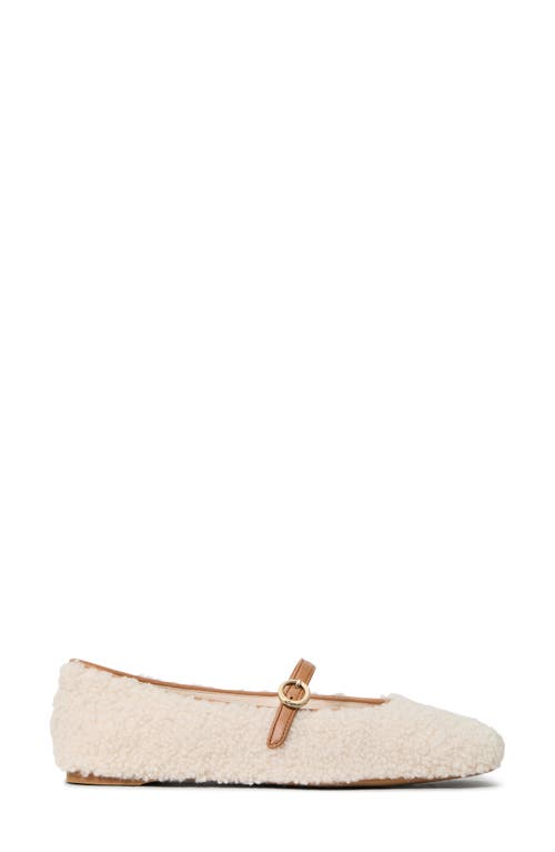 Kate Spade New York Halo Genuine Shearling Mary Jane Flat In Multi