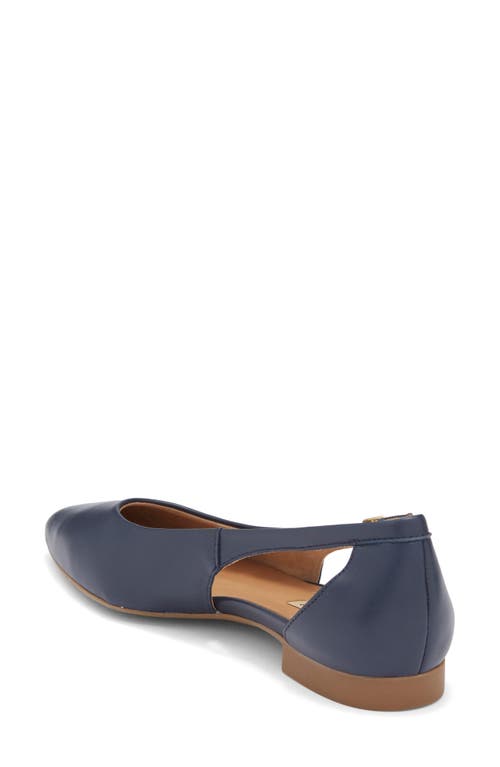 Paul Green Rica Pointed Toe Flat In Blue