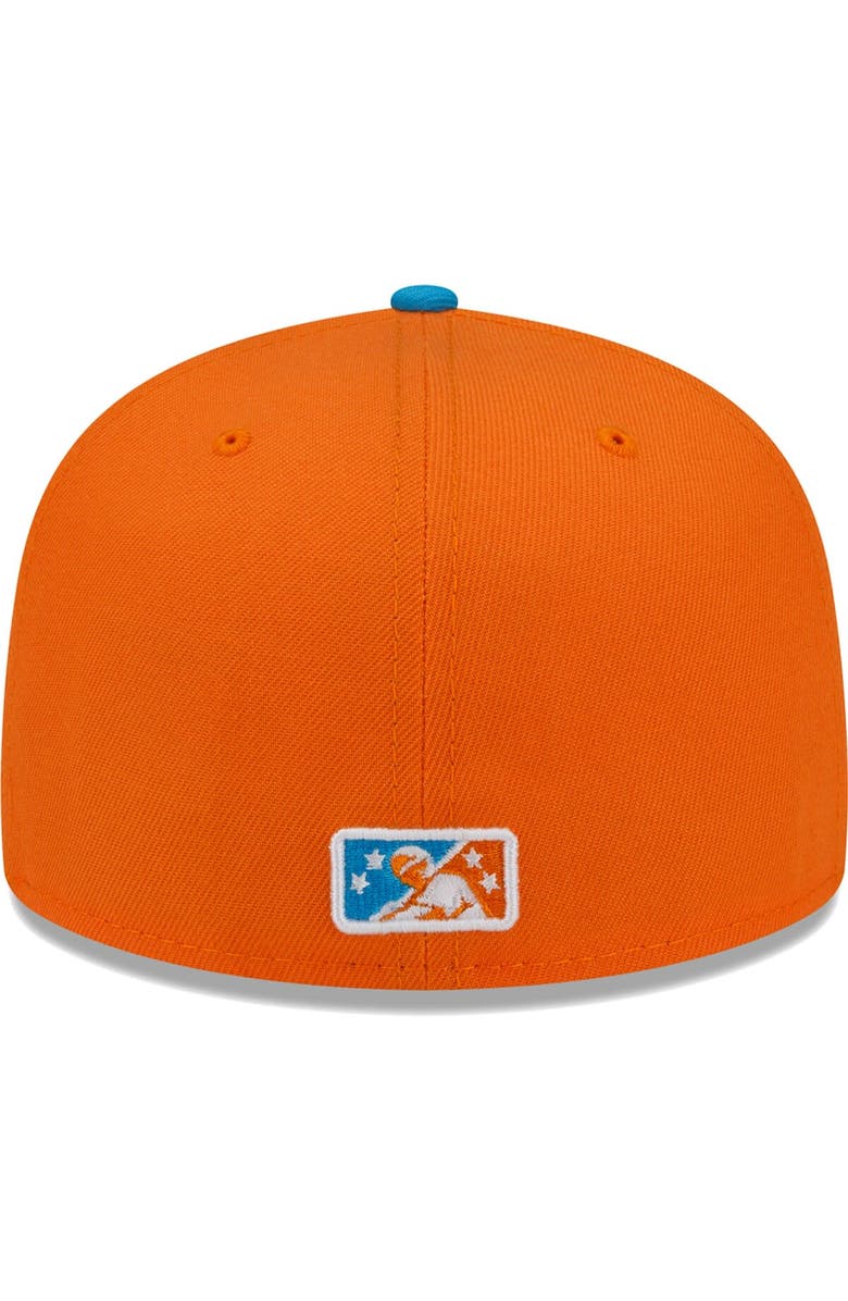 New Era Men's New Era Orange Augusta GreenJackets Copa De La Diversion 59FIFTY Fitted Hat, Alternate, color, 