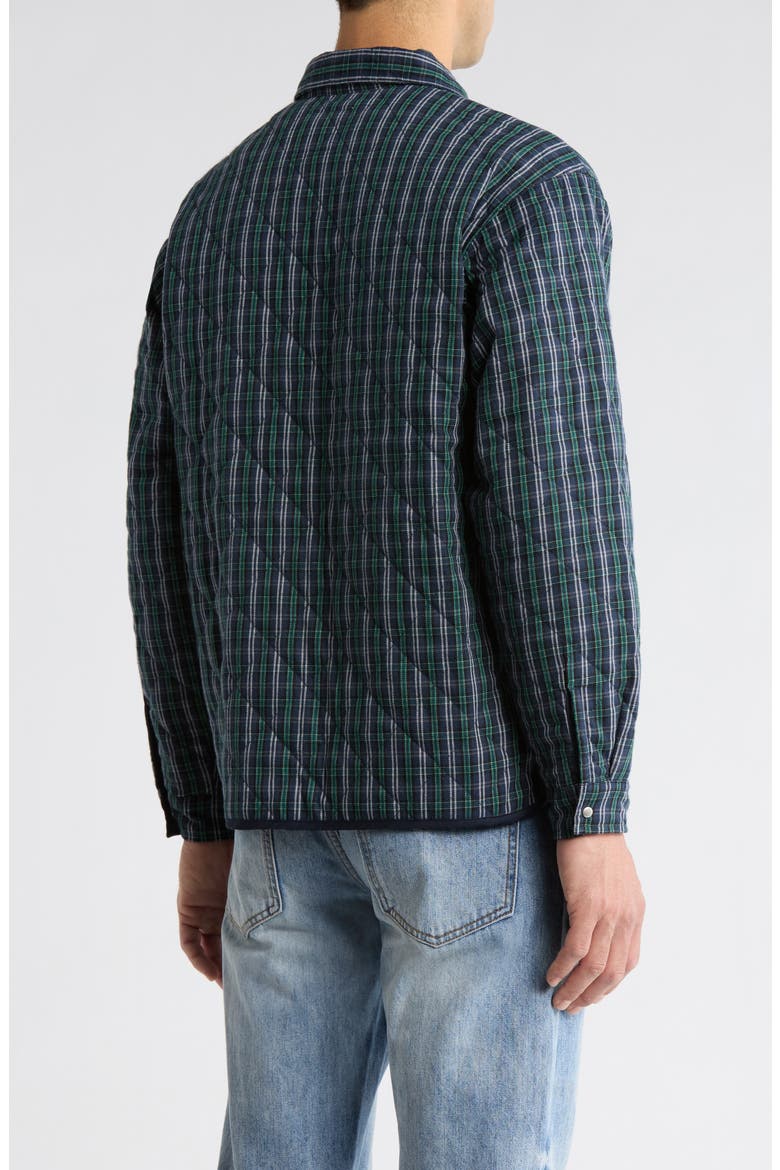 Daybreak Quilted Shirt Jacket, Alternate, color, NAVY