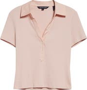 Veronica Beard Kearney Stretch Cotton Polo