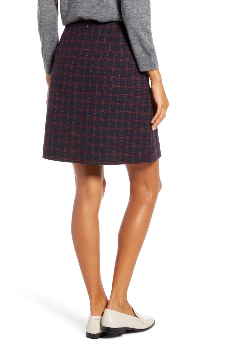 1901 Double Button Skirt, Alternate, color, 