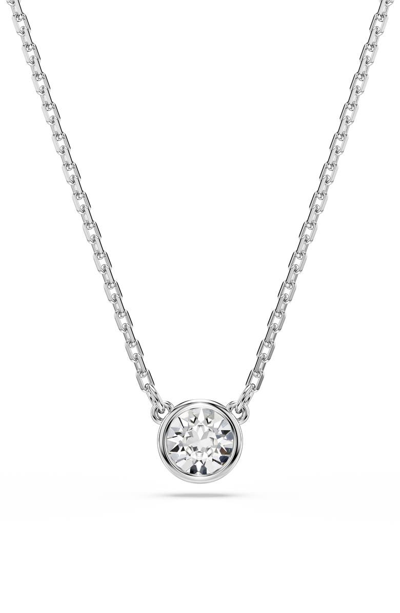 Swarovski Imber Crystal Pendant Necklace, Alternate, color, Silver