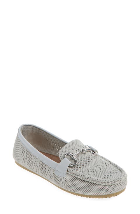 Tristan Rhinestone Bit Knit Loafer (Women)