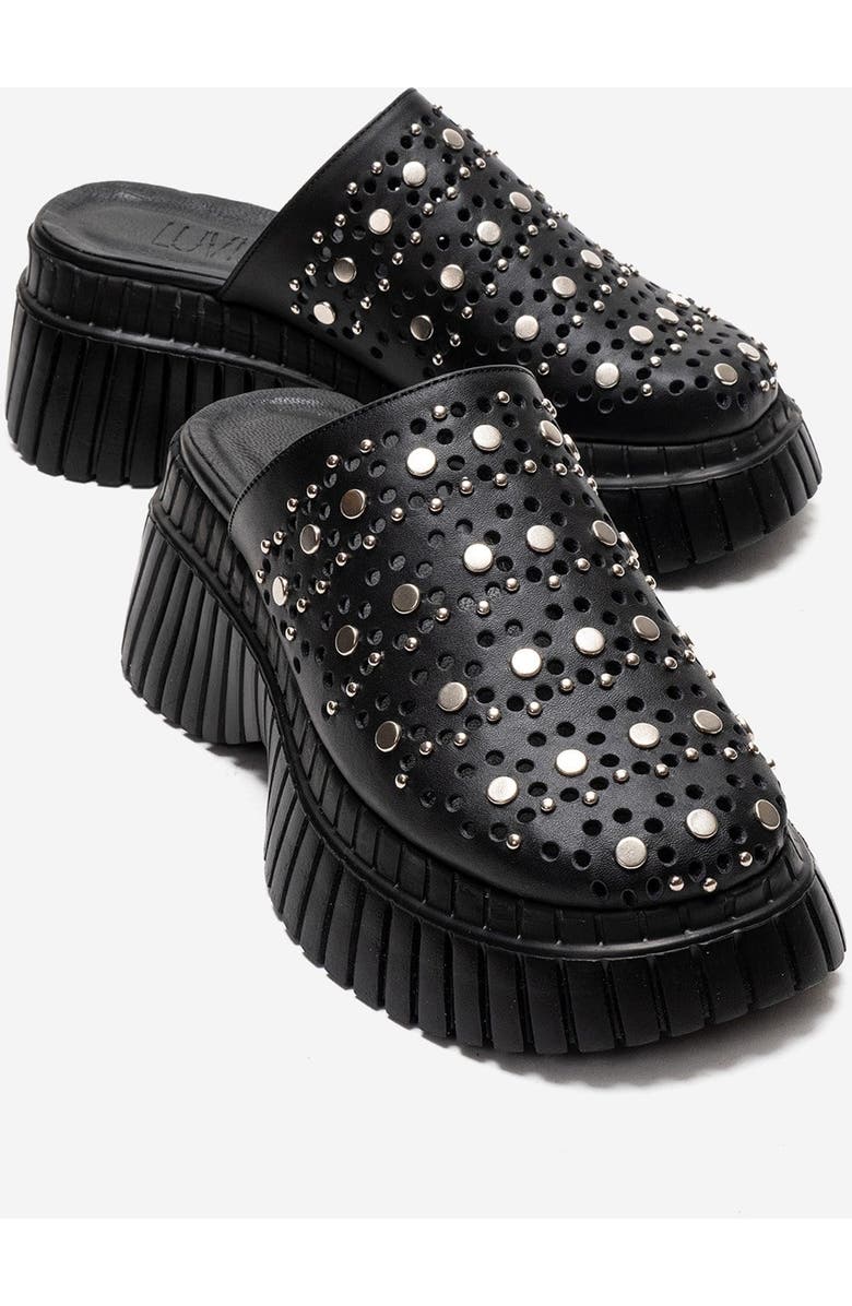 Forever & Always Shoes Harlow Leather Platform Sandal, Main, color, Black