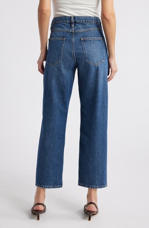 Frame The Hang High Waist Ankle Straight Leg Jeans In Homer
