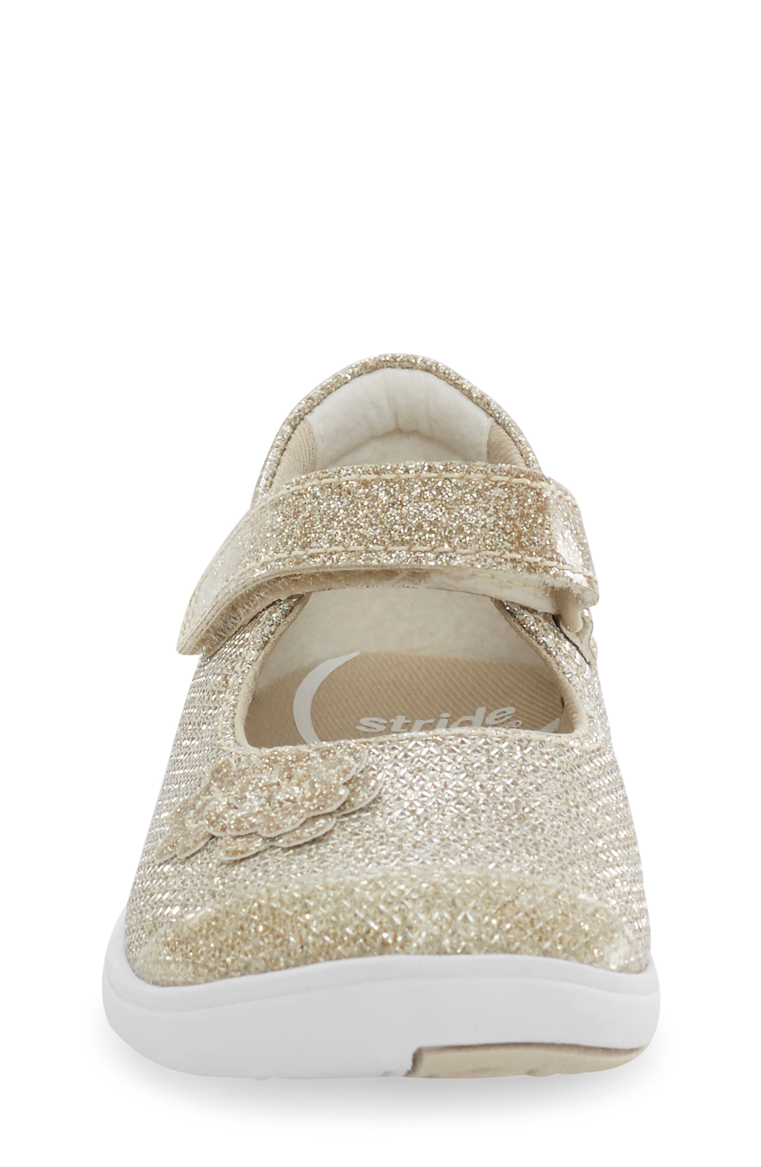Stride Rite Kids' Holly Sparkle Mary Jane, Alternate, color, Champagne