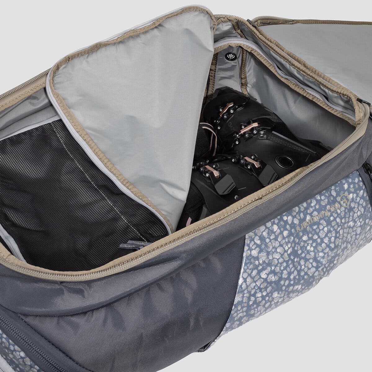 Cottonwoods Ski & Snowboard Boot Bag G2, Alternate, color, Goat Gray Bonneville Print