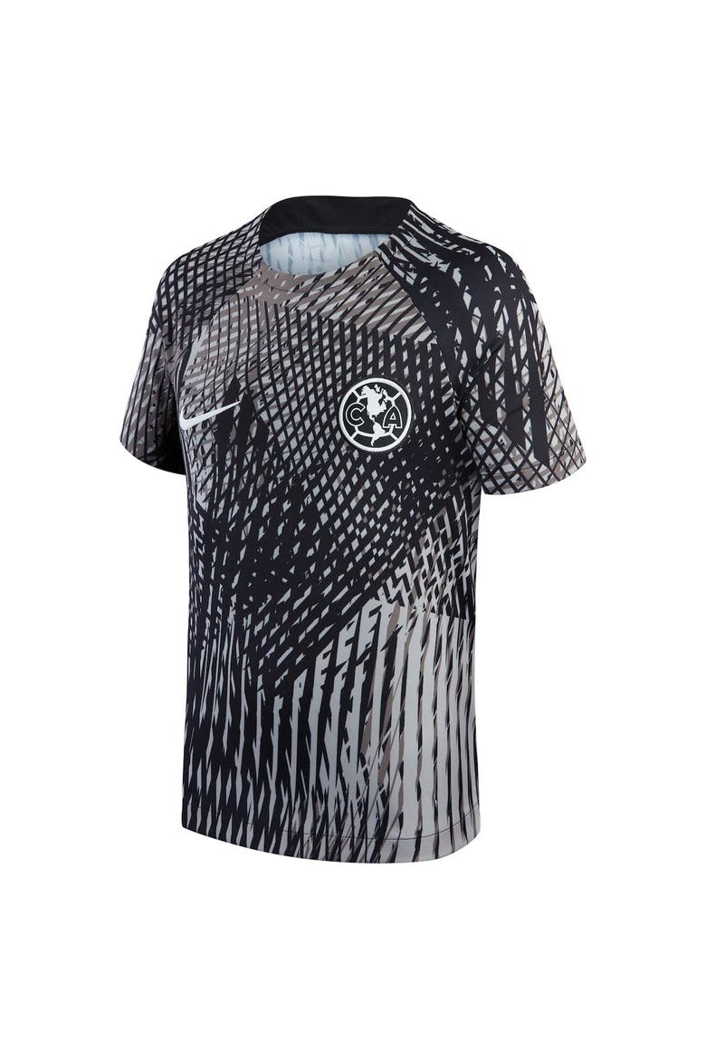 Youth Nike Black Club America 2022/23 Pre-Match Top, Alternate, color, Black