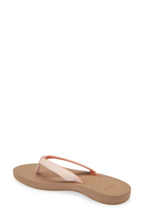 Sanuk Cosmic Shores Water Friendly Flip Flop In Orange