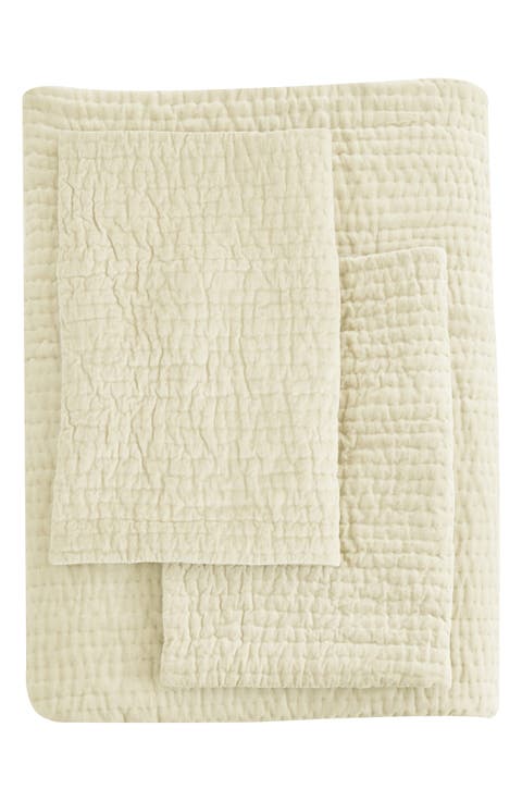 Tamara Velour Quilt 3-Piece Set