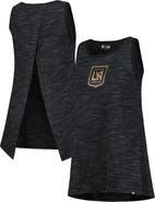 5TH AND OCEAN BY NEW ERA Women's 5th & Ocean by New Era Black LAFC Athletic Cross Back Tank Top