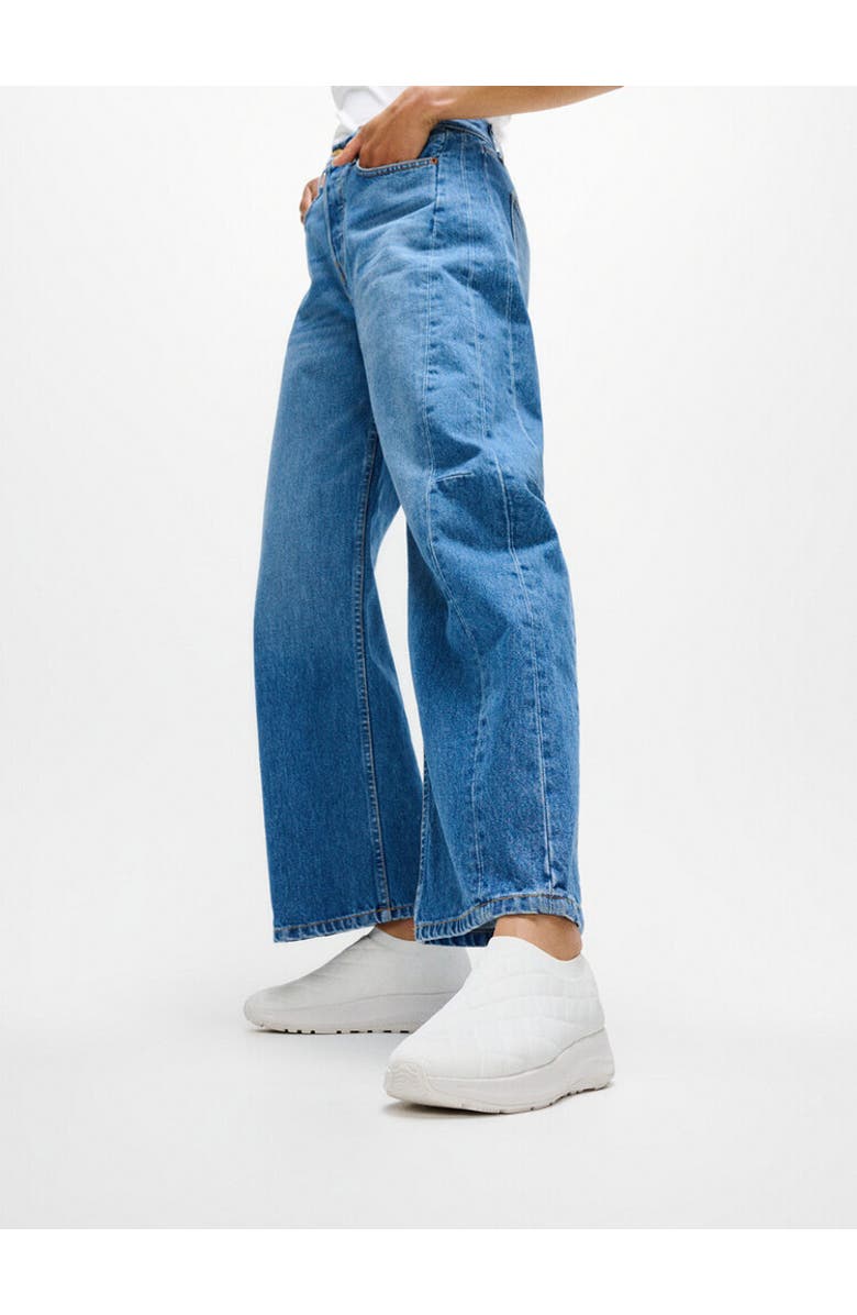 FitFlop F Mode Flow Quilted Knit, Alternate, color, Urban White