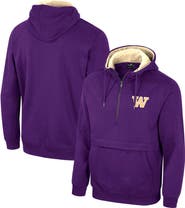 COLOSSEUM Men's Colosseum Purple Washington Huskies Half-Zip Hoodie
