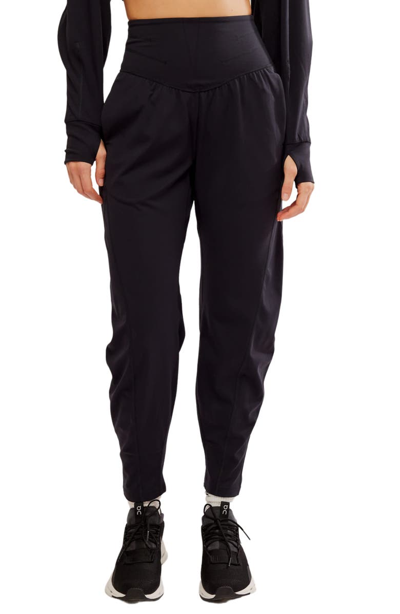 Free People FP Movement Never Better Sweatpants, Main, color, Black