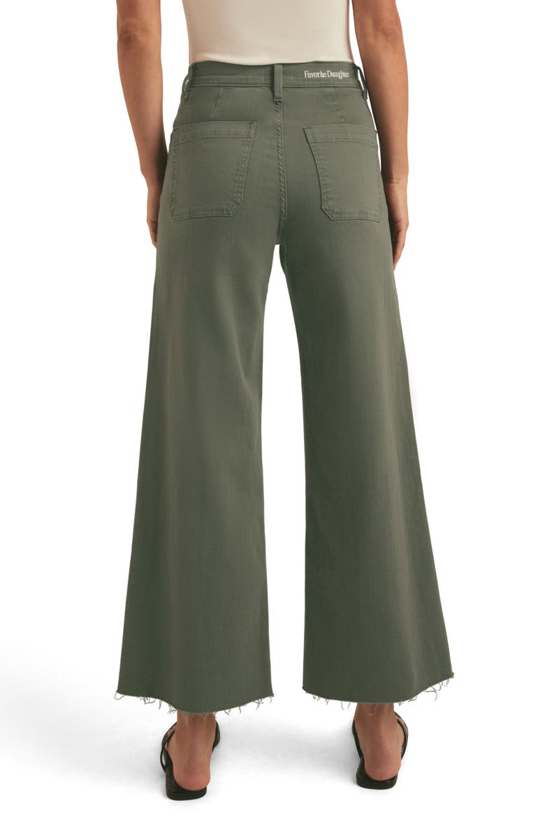 Favorite Daughter The Mischa Raw Hem Superhigh Waist Wide Leg Jeans ...