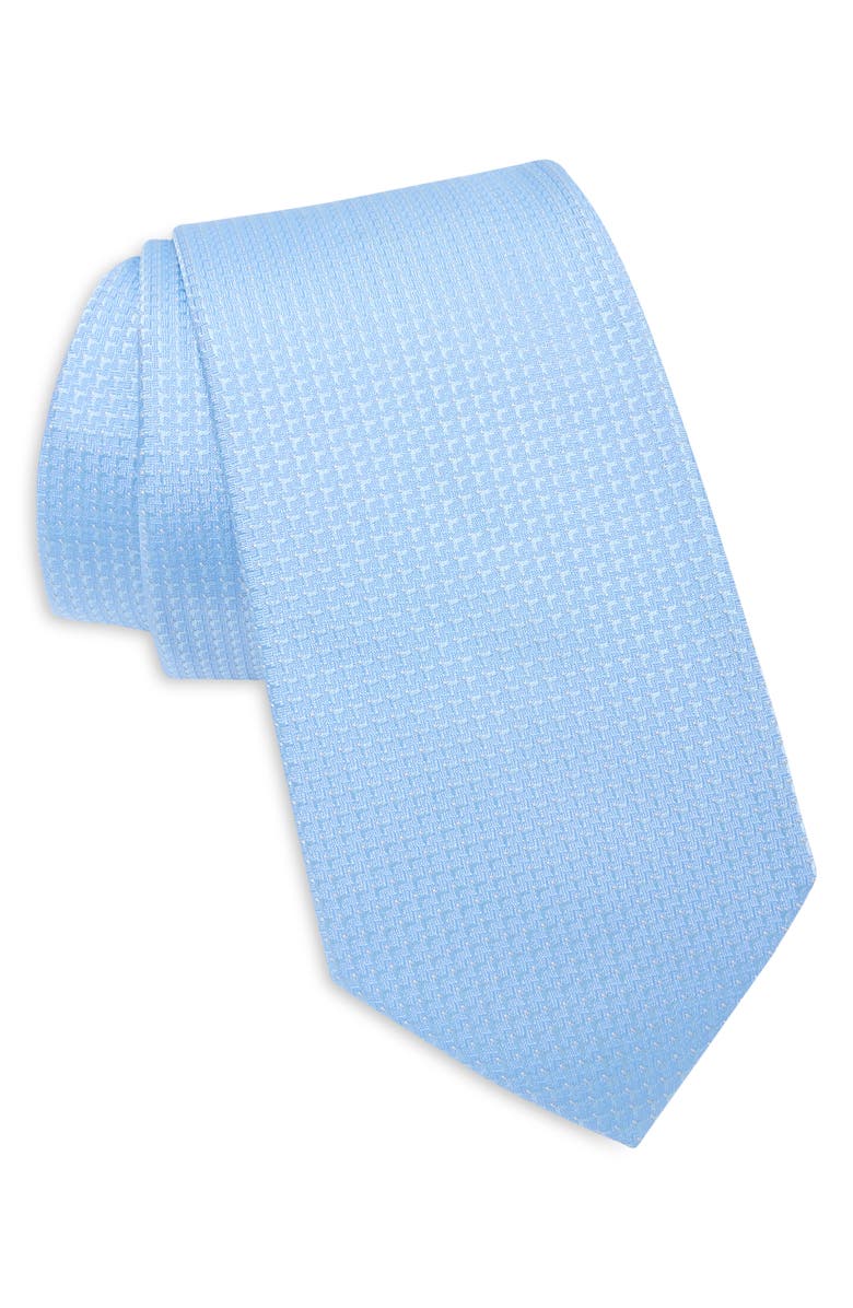 Calvin Klein Alice Micro Solid Tie, Main, color, Light Blue