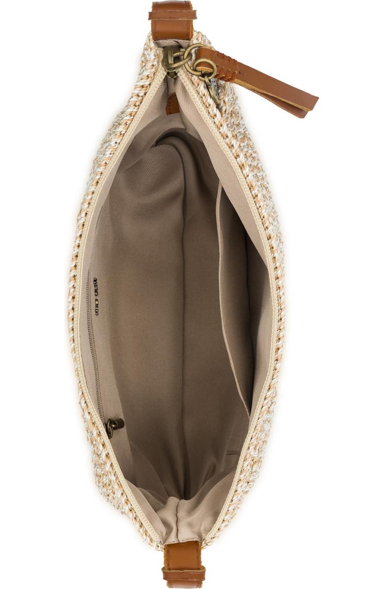 The Sak Tess Shoulder Bag Hand Crochet, Alternate, color, Bamboo Static