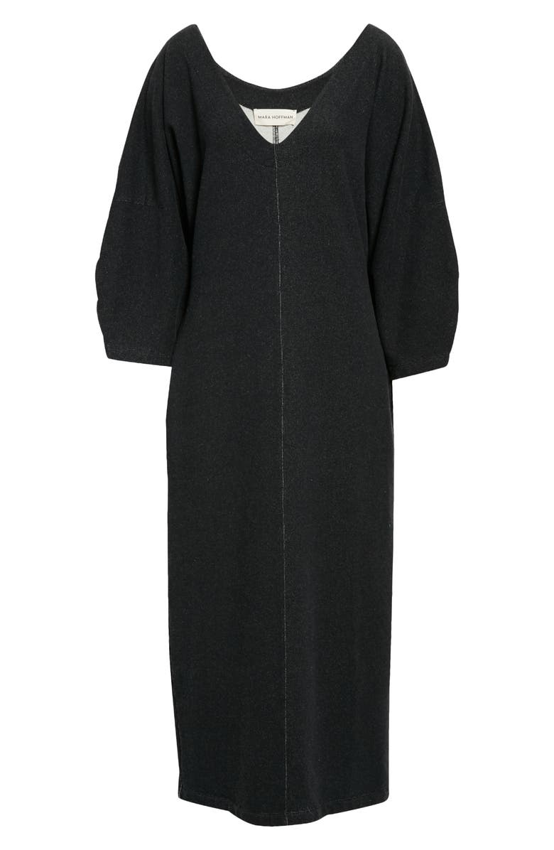 Mara Hoffman Harling Long Sleeve Stretch Organic Cotton Dress, Alternate, color, 