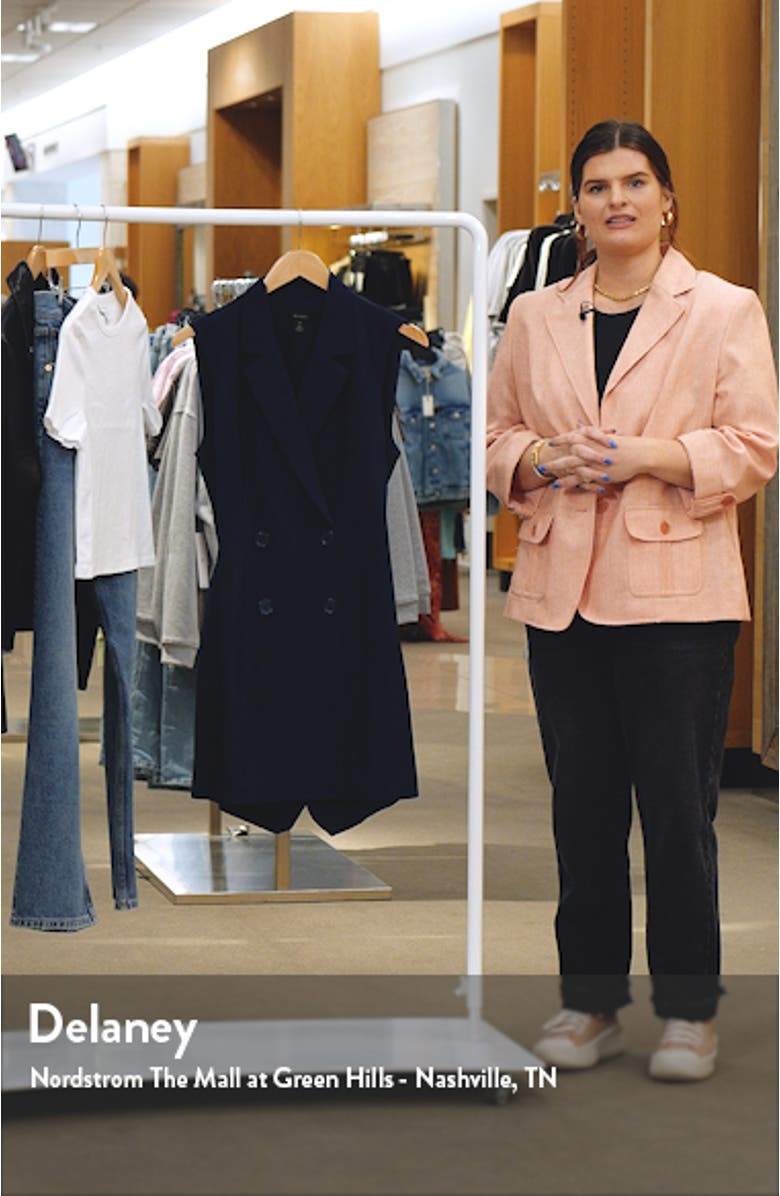 Sleeveless Blazer Romper, sales video thumbnail