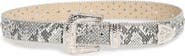 Vince Camuto Western Studded Animal Print Belt