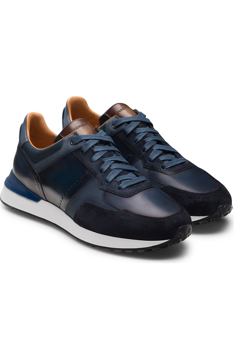 Magnanni Savi Low Top Sneaker, Main, color, Navy