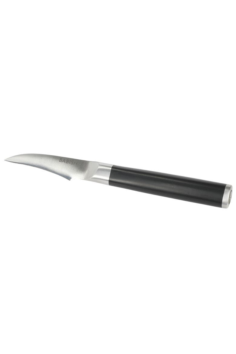 High Carbon German Steel Bird's Beak Paring Knife, Alternate, color, Stainless Steel