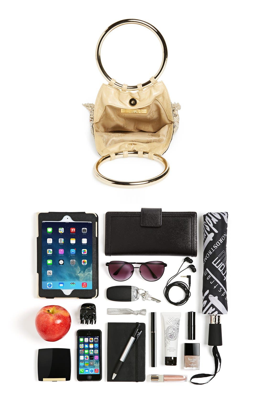 'Vienna' Metal Mesh Handbag, Alternate, color, MULTI