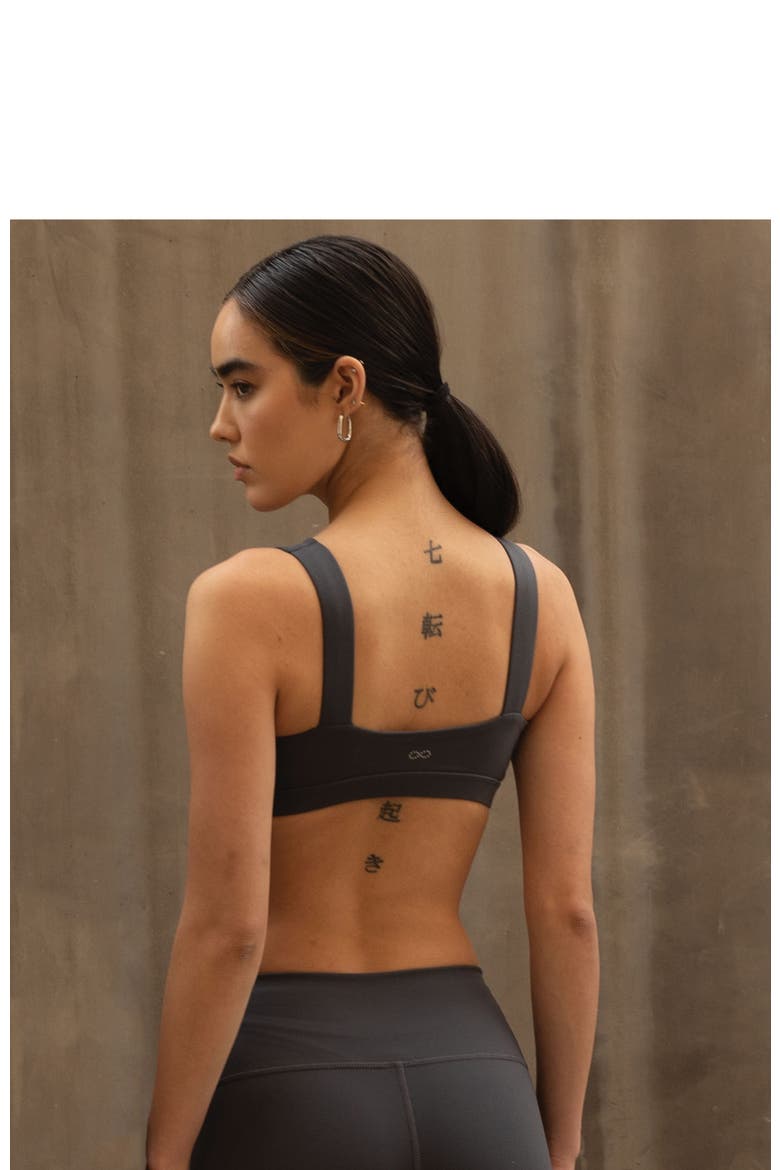 Contour Keyhole Cloudlux Bra, Alternate, color, Smoke