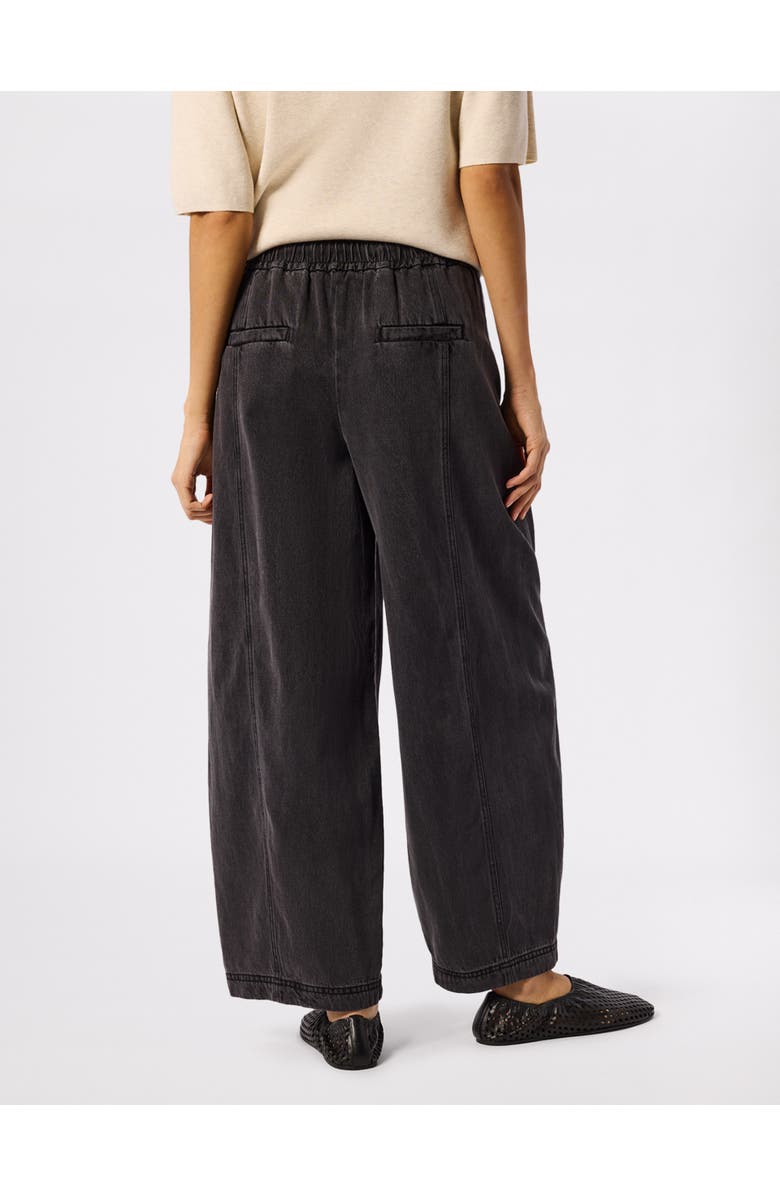 Whistles Casual Denim Barrel Trouser, Alternate, color, Washblack