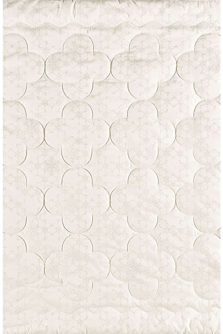Celesta cashmere silk comforter, Alternate, color, White