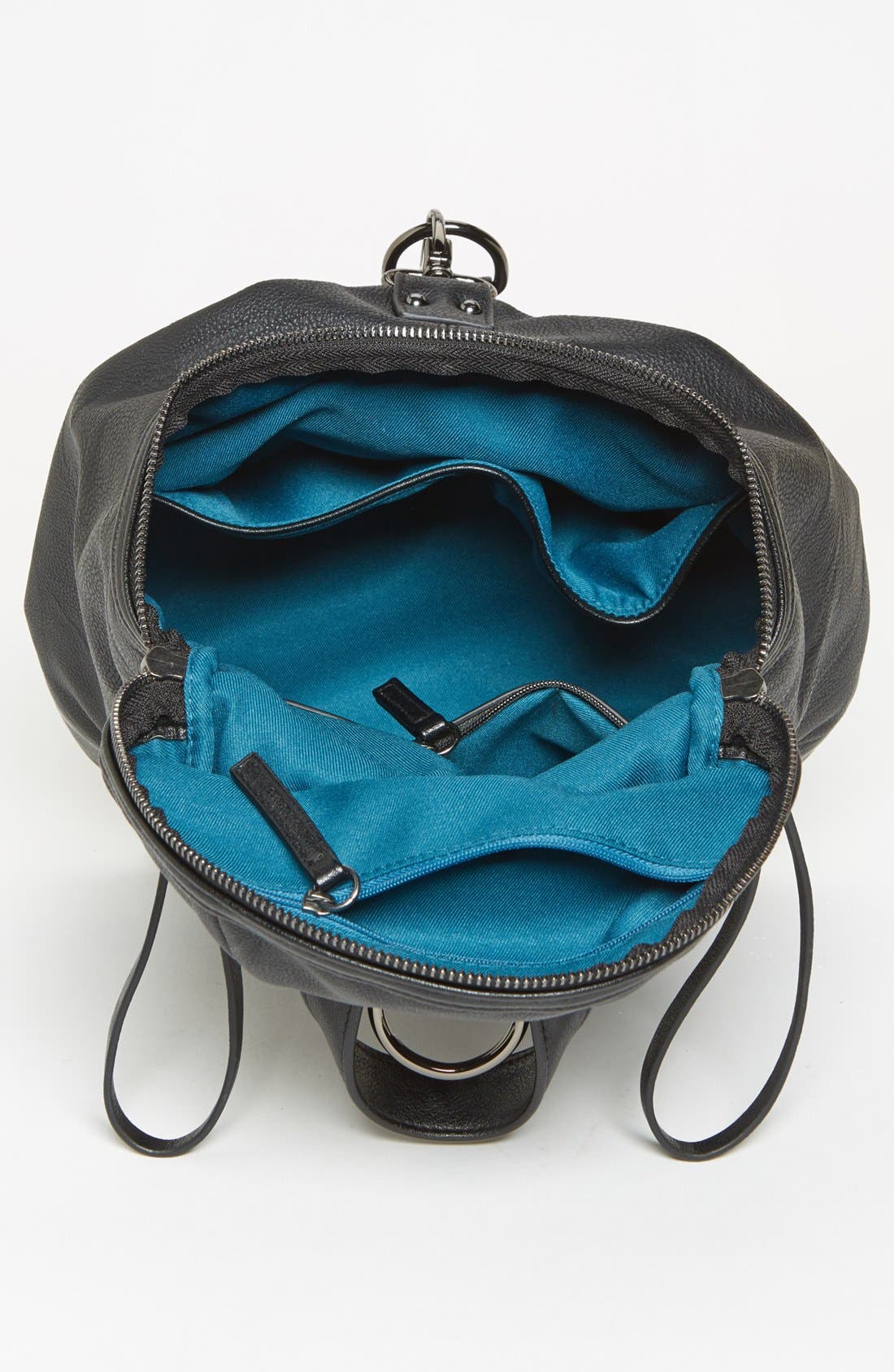POVERTY FLATS by rian Faux Leather Backpack, Alternate, color, 