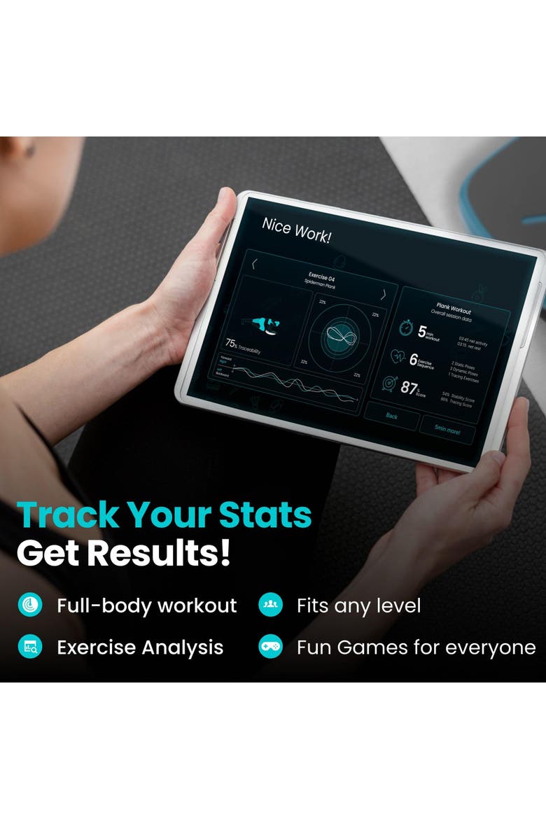 GoBalance Sport App-Enabled Interactive Balance Board, Alternate, color, Multicolored